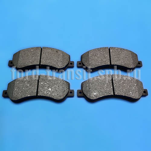 Колодки тормозные передние Форд Транзит 06-14 (RWD, FWD, R16", 1433952)  купить в сети магазинов автозапчастей Транзит, цена 2880 ₽