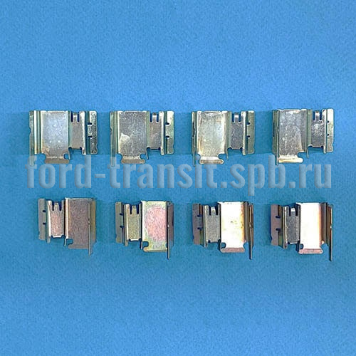 Ремкомплект передних колодок Форд Транзит 06-, Кастом 12- (6C11 2B486 AA)  купить в сети магазинов автозапчастей Транзит, цена 500 ₽