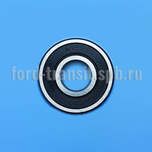 Подшипник генератора Форд Транзит (2.5) 97-00, 00- (передний, SKF-6303)  купить в сети магазинов автозапчастей Транзит, цена 420 ₽