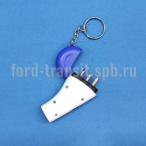 Брелок с фонариком+ 3 отвертки  купить в сети магазинов автозапчастей Транзит, цена 110 ₽